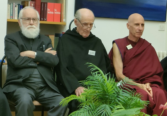 fr. Armand Veilleux ocso, fr Benoït Billot osb, Tenzin Shérap